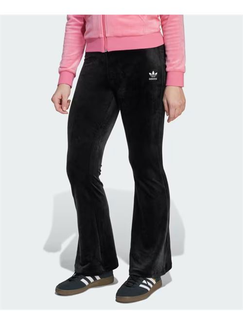 velour pants ADIDAS ORIGINAL | JX2840BLACK/WHITE